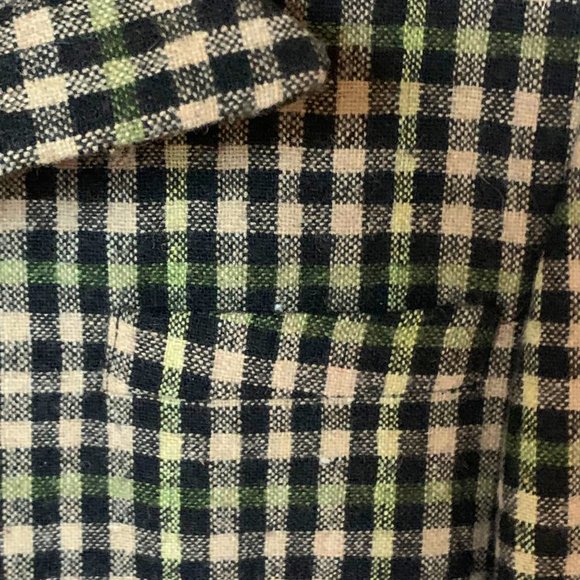 La MINIATURA Black‎ Tan Green Check Single Breast Blazer - Picture 7 of 14